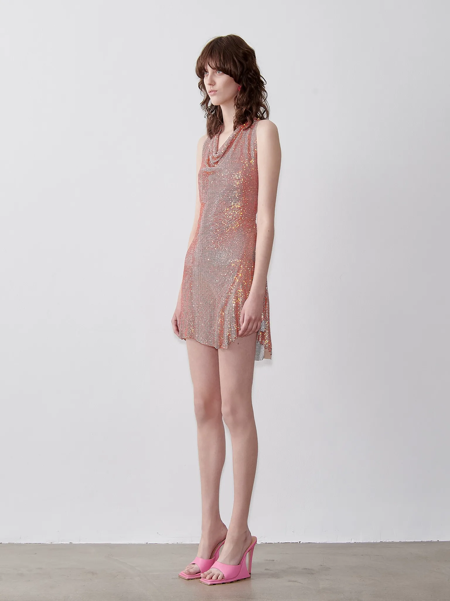 Rhinestoned Beyan Dress Aperol Spritz<Poster Girl Outlet