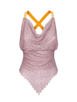 Rhinestoned Beyan Top Cosmo<Poster Girl New