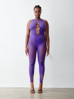 Rhinestoned Janice Jumpsuit<Poster Girl Sale