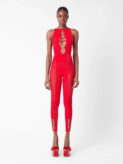 Rhinestoned Janice Jumpsuit<Poster Girl Clearance