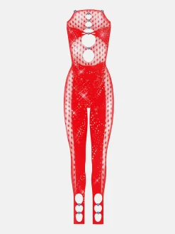 Rhinestoned Janice Jumpsuit<Poster Girl Clearance