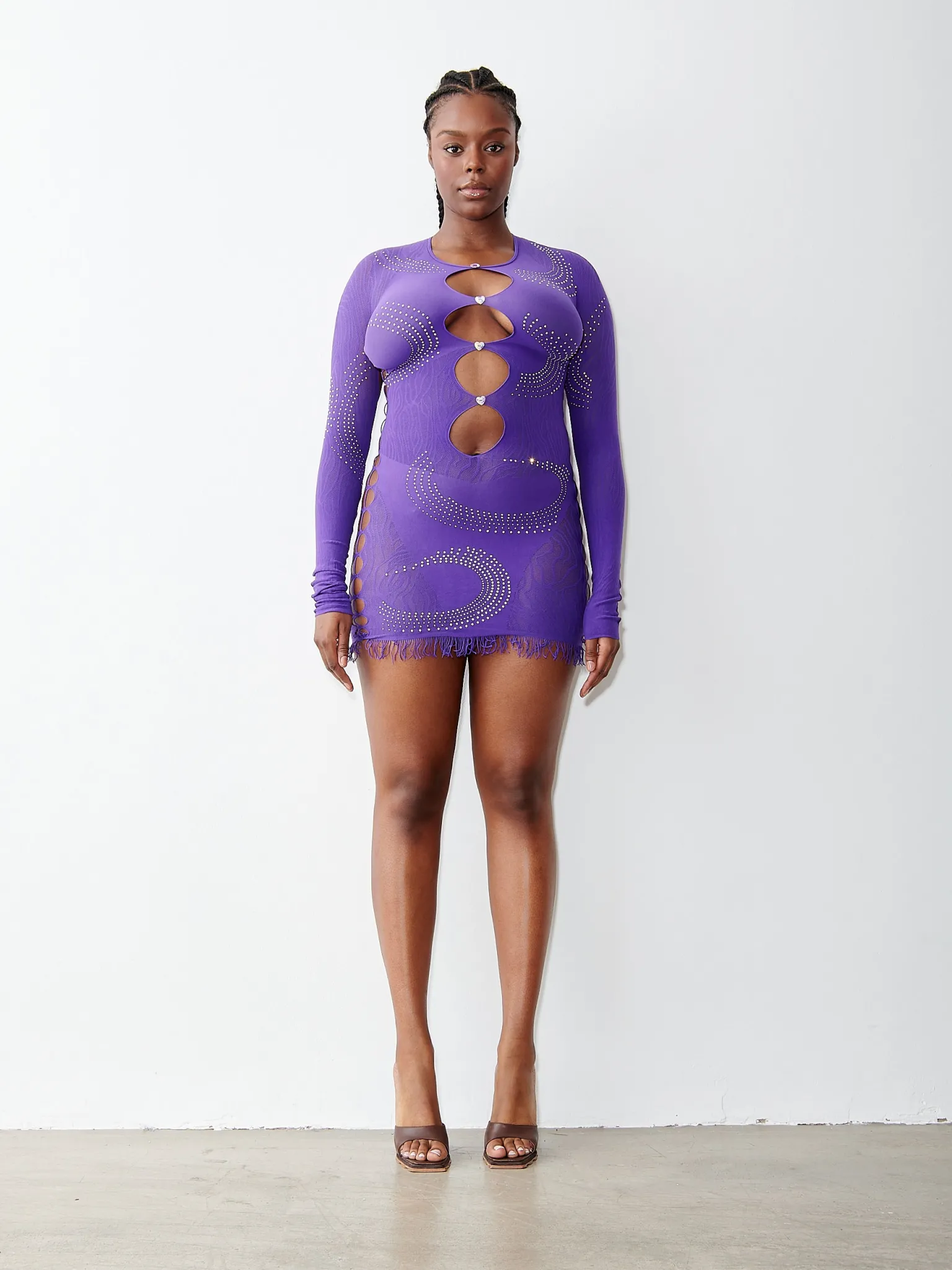 Rhinestoned Miranda Dress<Poster Girl Sale