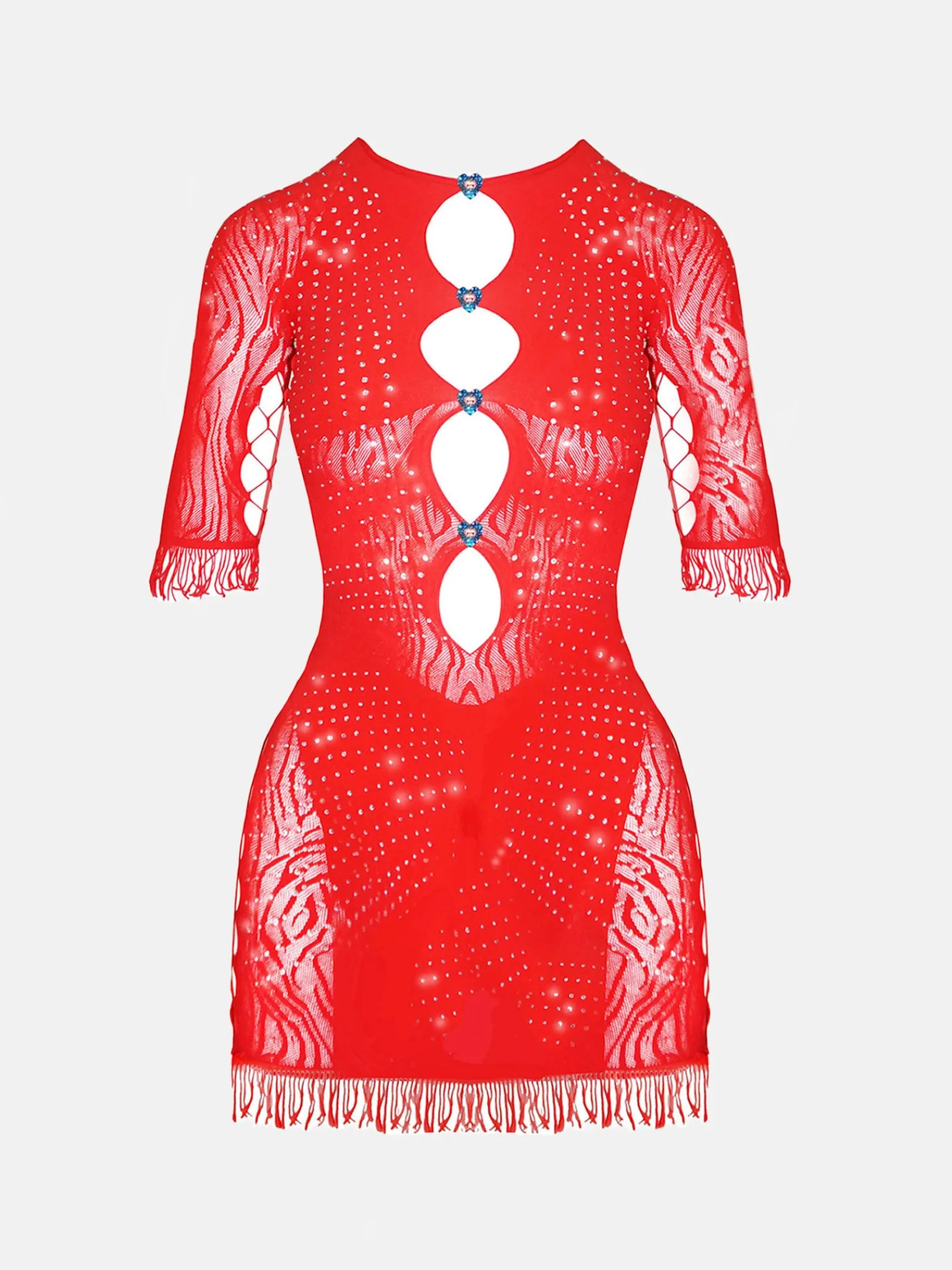 Rhinestoned Miranda Dress<Poster Girl Online
