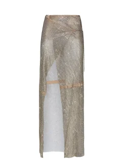 Rhinestoned Pamela Skirt Long Island<Poster Girl Best