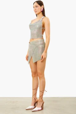 Rhinestoned Winona Skirt Mirage<Poster Girl Best