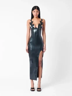 Roast Latex Dress Black<Poster Girl