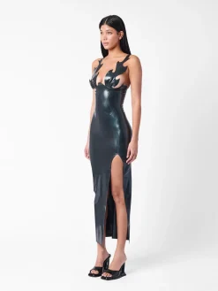 Roast Latex Dress Black<Poster Girl