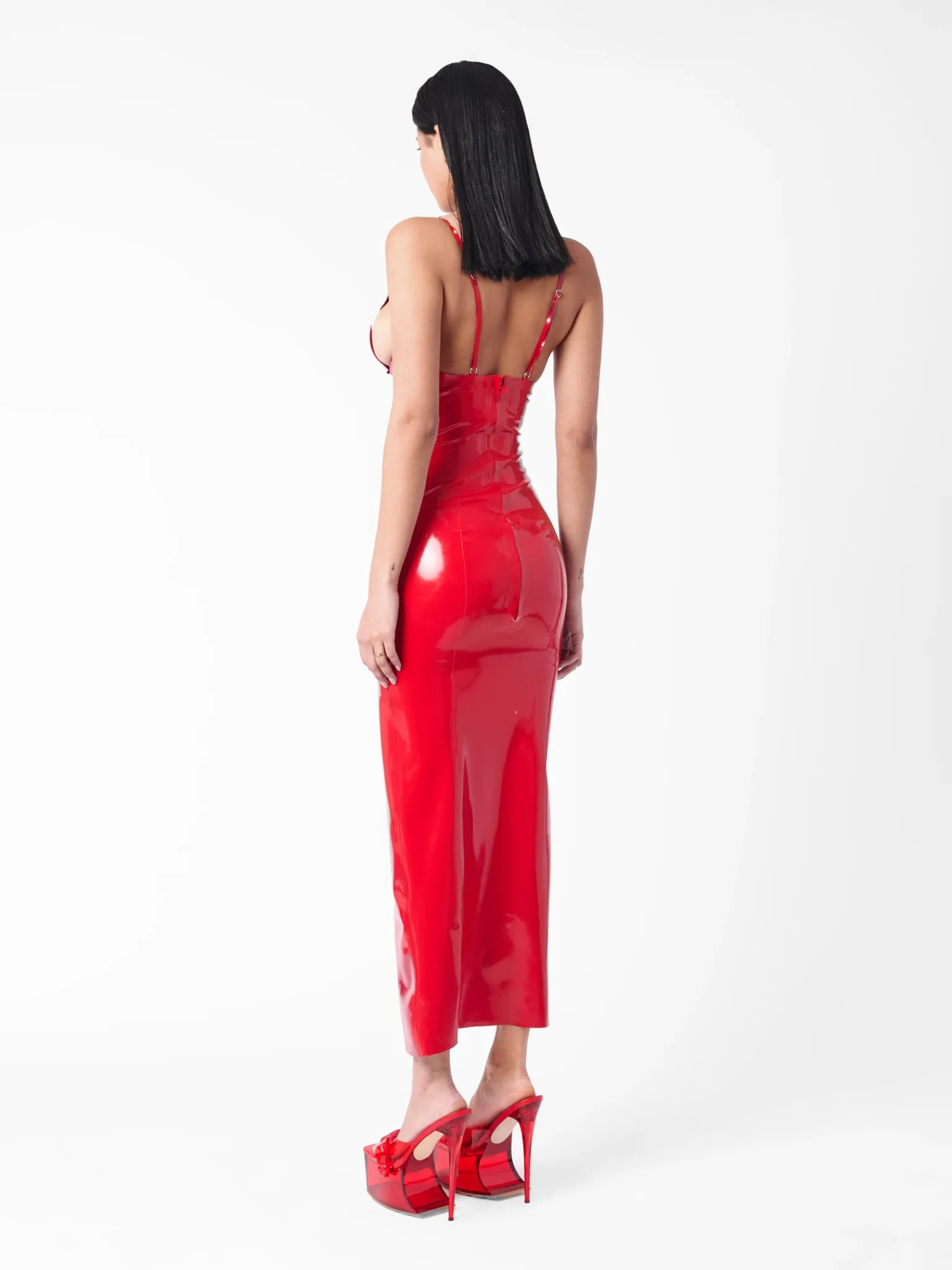 Roast Latex Dress Red<Poster Girl Best