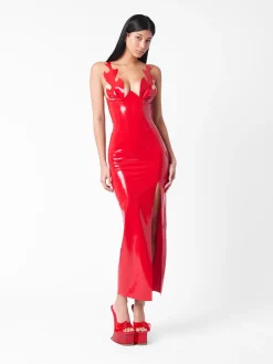 Roast Latex Dress Red<Poster Girl Best