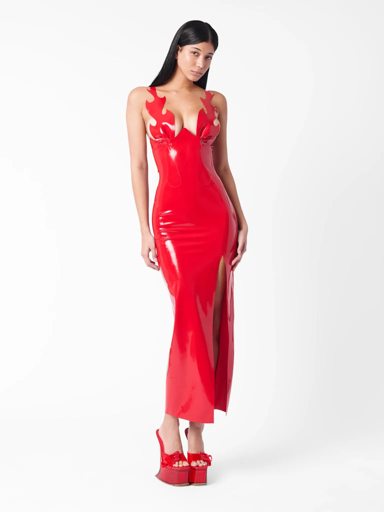 Roast Latex Dress Red<Poster Girl Best