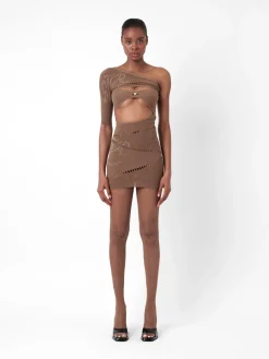 Robin Dress Kahlua Brown<Poster Girl Hot