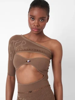Robin Dress Kahlua Brown<Poster Girl Hot
