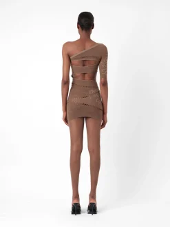 Robin Dress Kahlua Brown<Poster Girl Hot