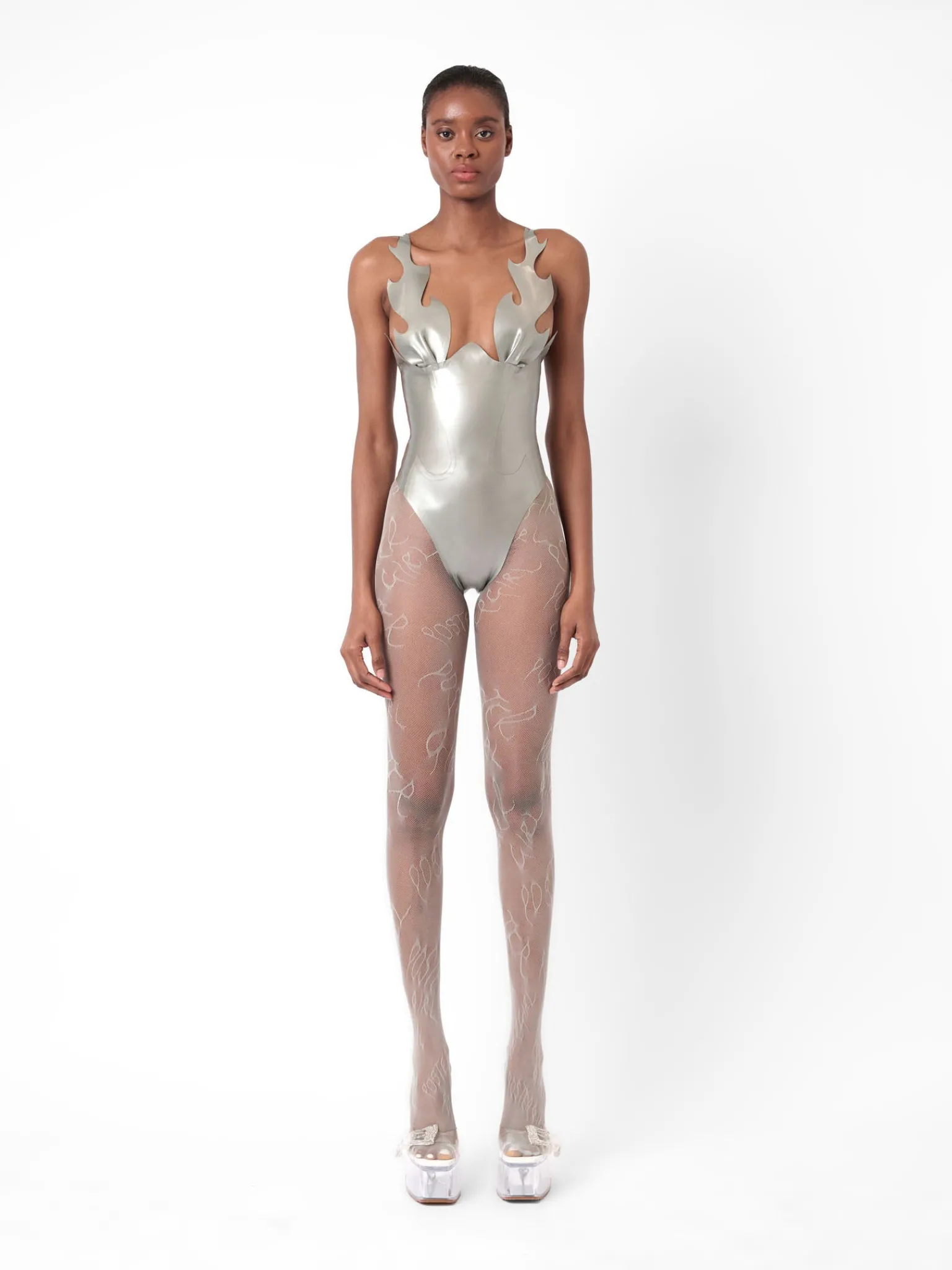 Sage Tights Smoke Grey<Poster Girl Best