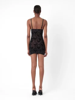Scarlett Dress Flocked Mesh<Poster Girl Best