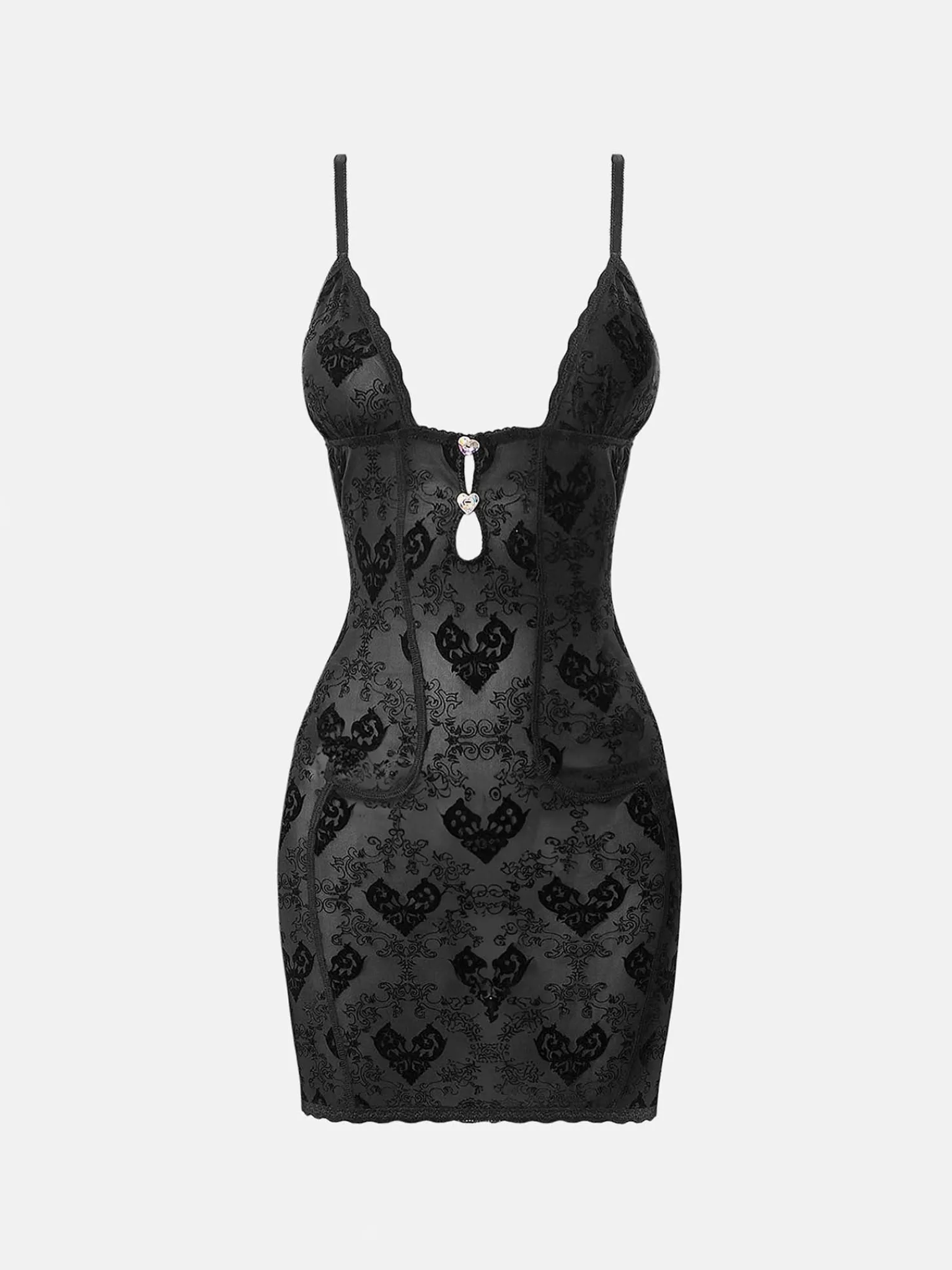 Scarlett Dress Flocked Mesh<Poster Girl Best