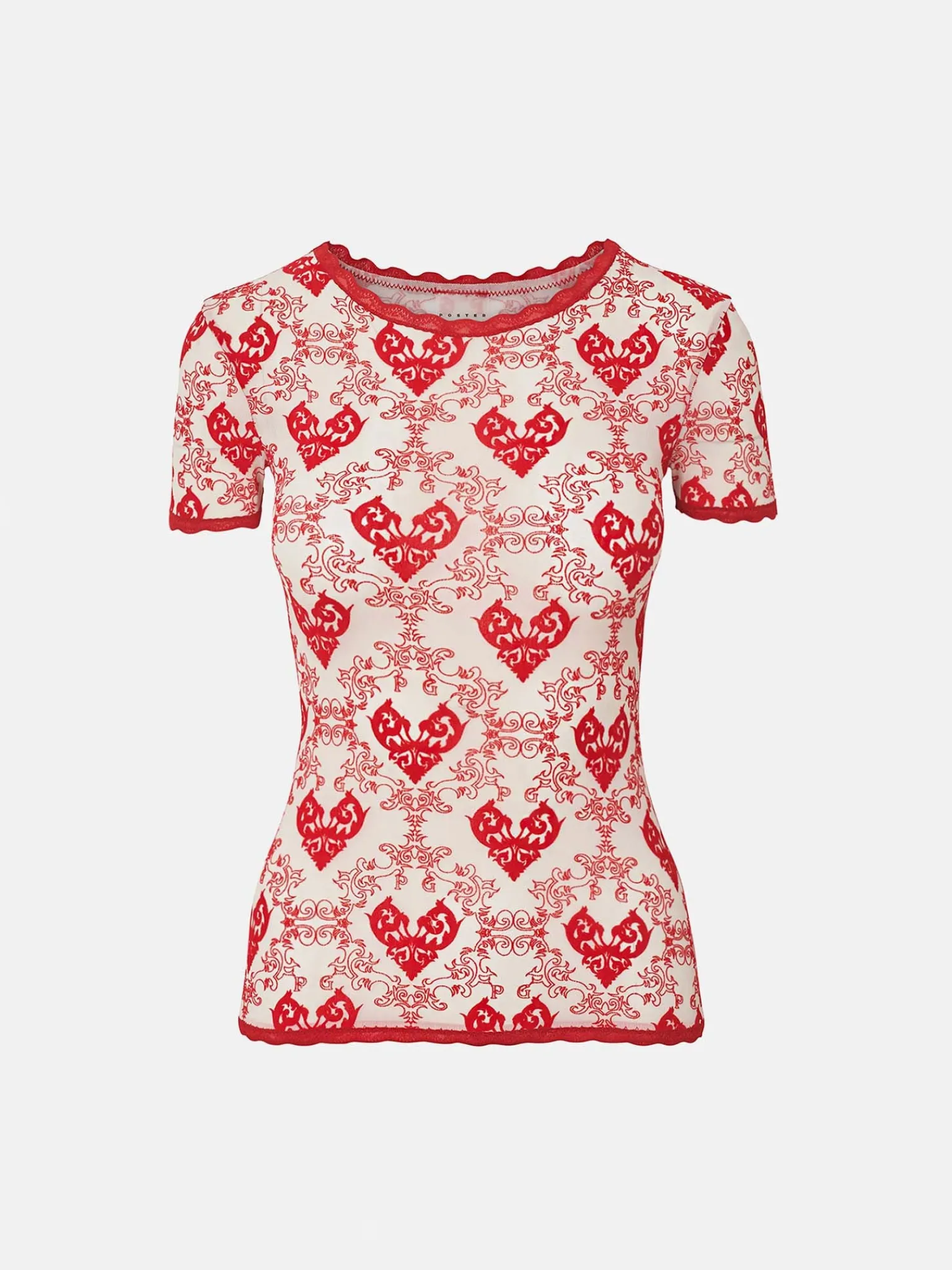 Scarlett Tee Red<Poster Girl Outlet