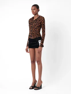 Shania Hooded Jacket Leopard Print<Poster Girl Online