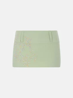 Suzan Micro Skirt Adventurine<Poster Girl New