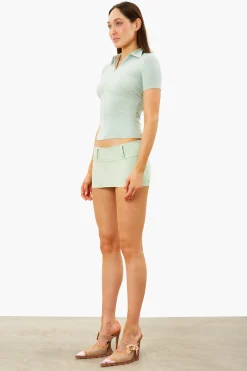 Suzan Micro Skirt Adventurine<Poster Girl New