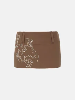 Suzan Micro Skirt Tobacco<Poster Girl Hot