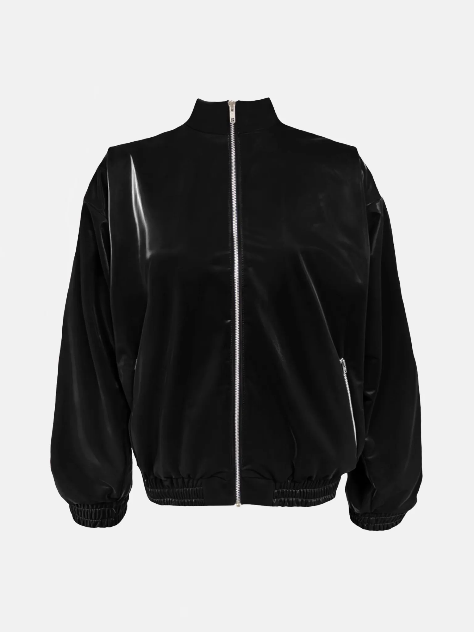 S*x Tape Tracksuit Jacket Wet Look<Poster Girl Online