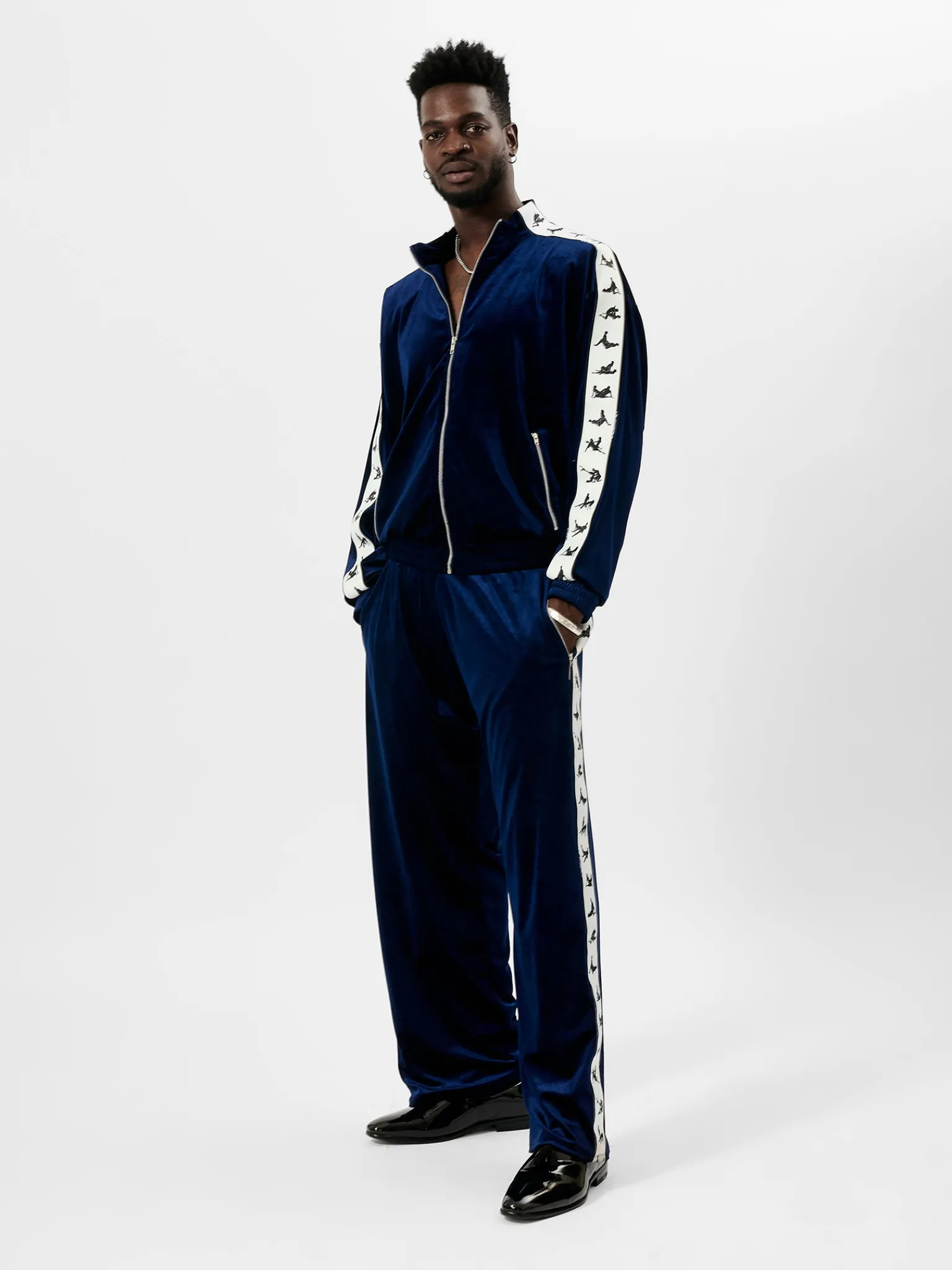 S*x Tape Tracksuit Jacket Velour<Poster Girl Best