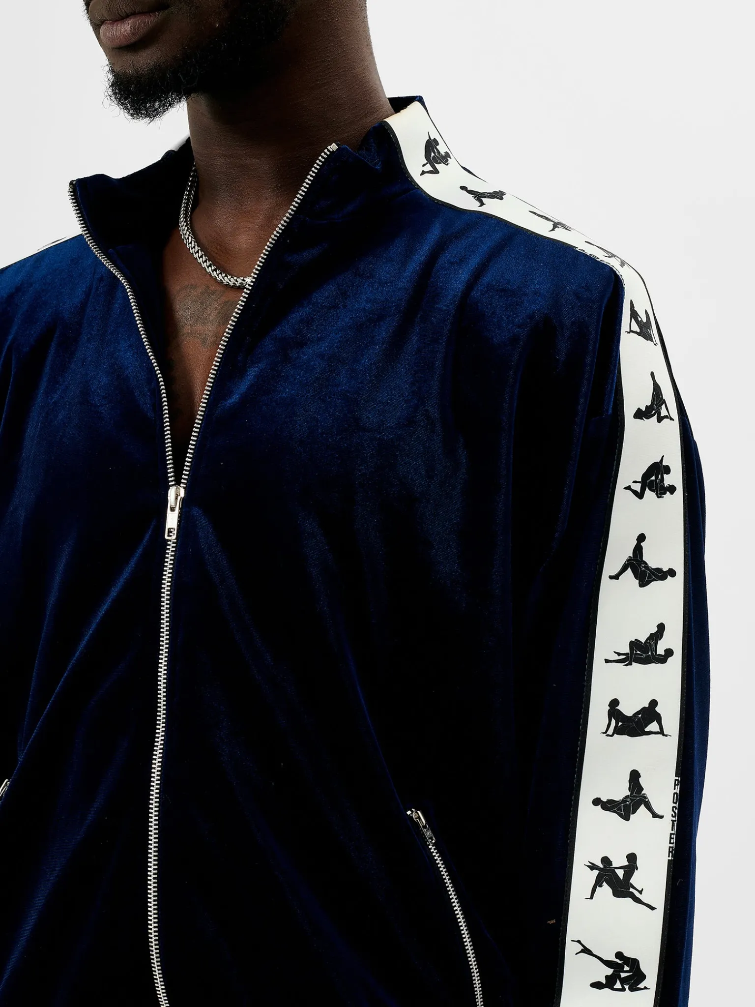 S*x Tape Tracksuit Jacket Velour<Poster Girl Best