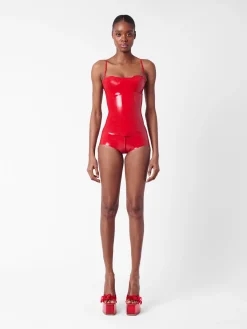 Tart Latex Top Red<Poster Girl