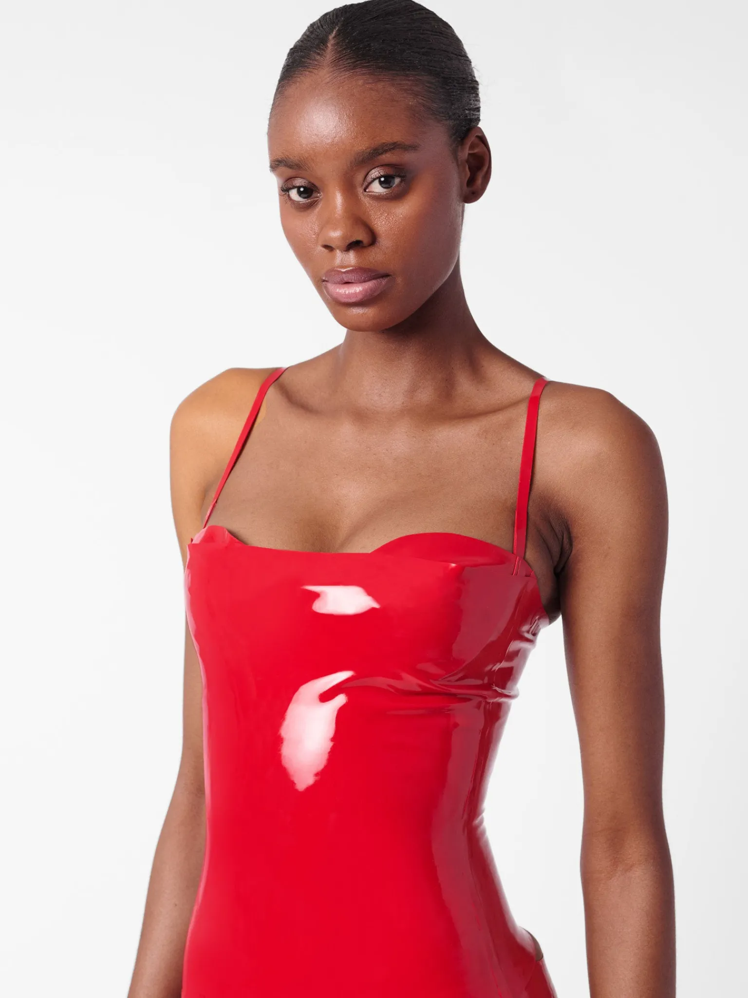 Tart Latex Top Red<Poster Girl