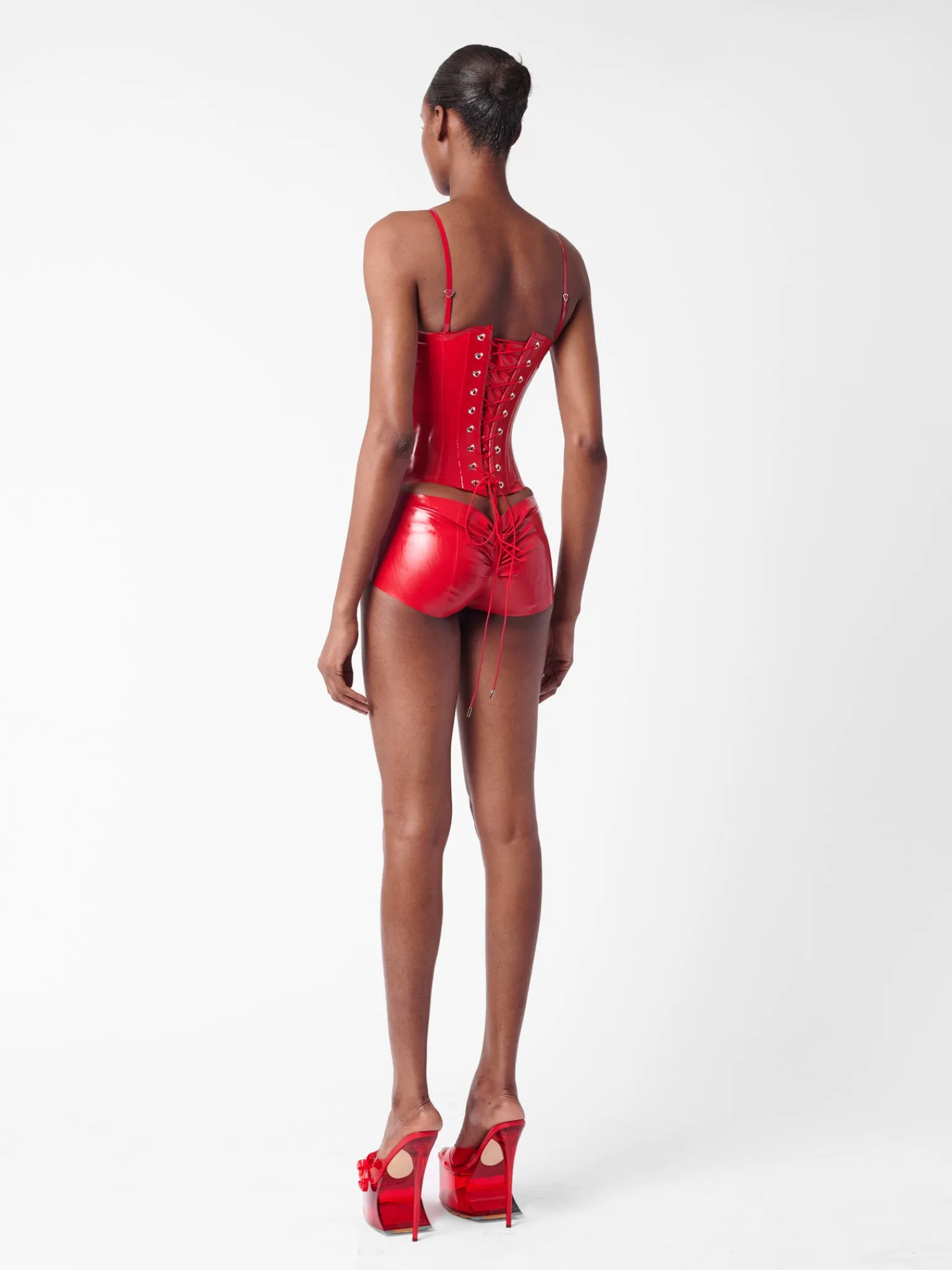 Tart Latex Top Red<Poster Girl