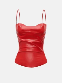 Tart Latex Top Red<Poster Girl