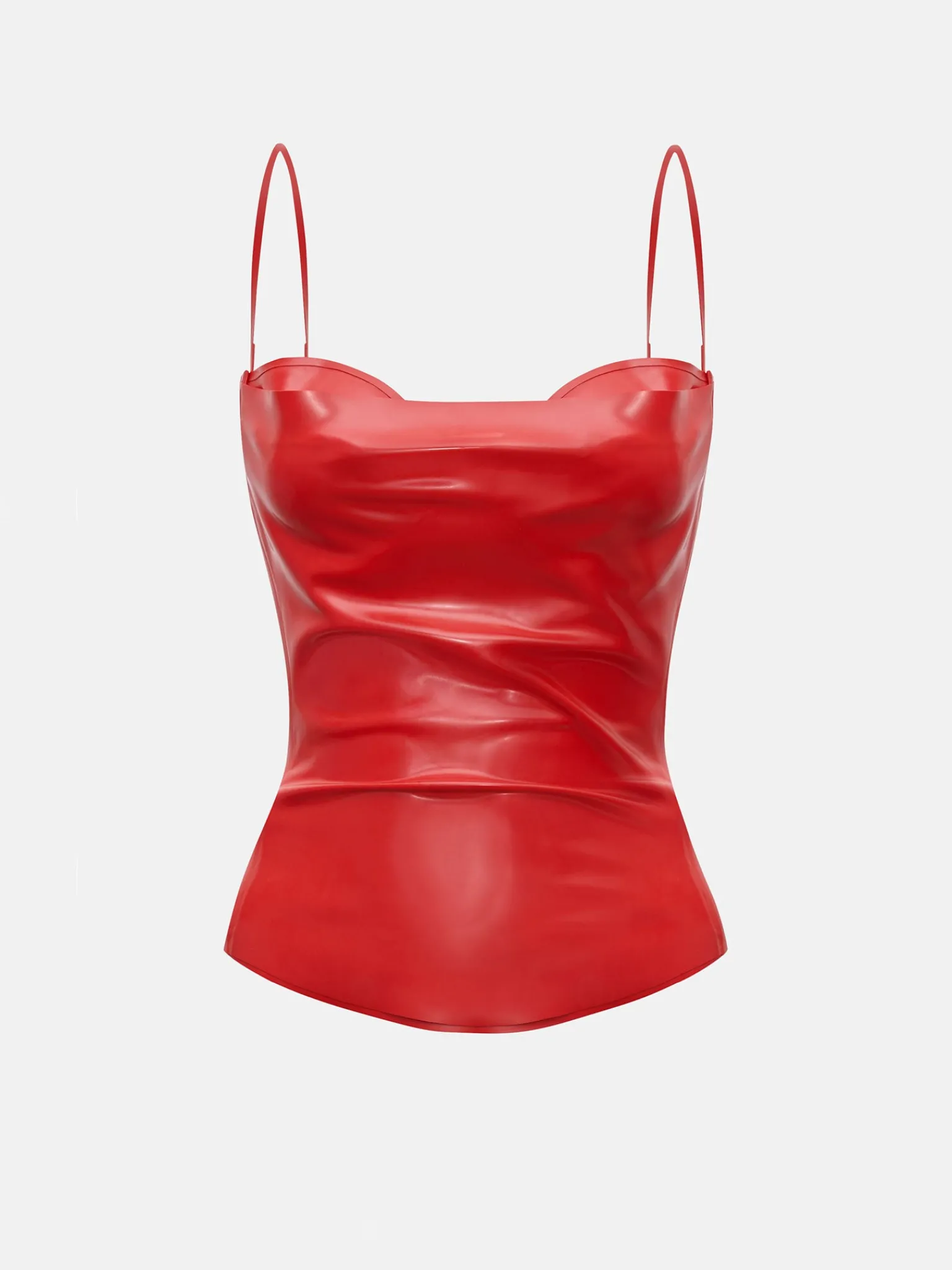 Tart Latex Top Red<Poster Girl