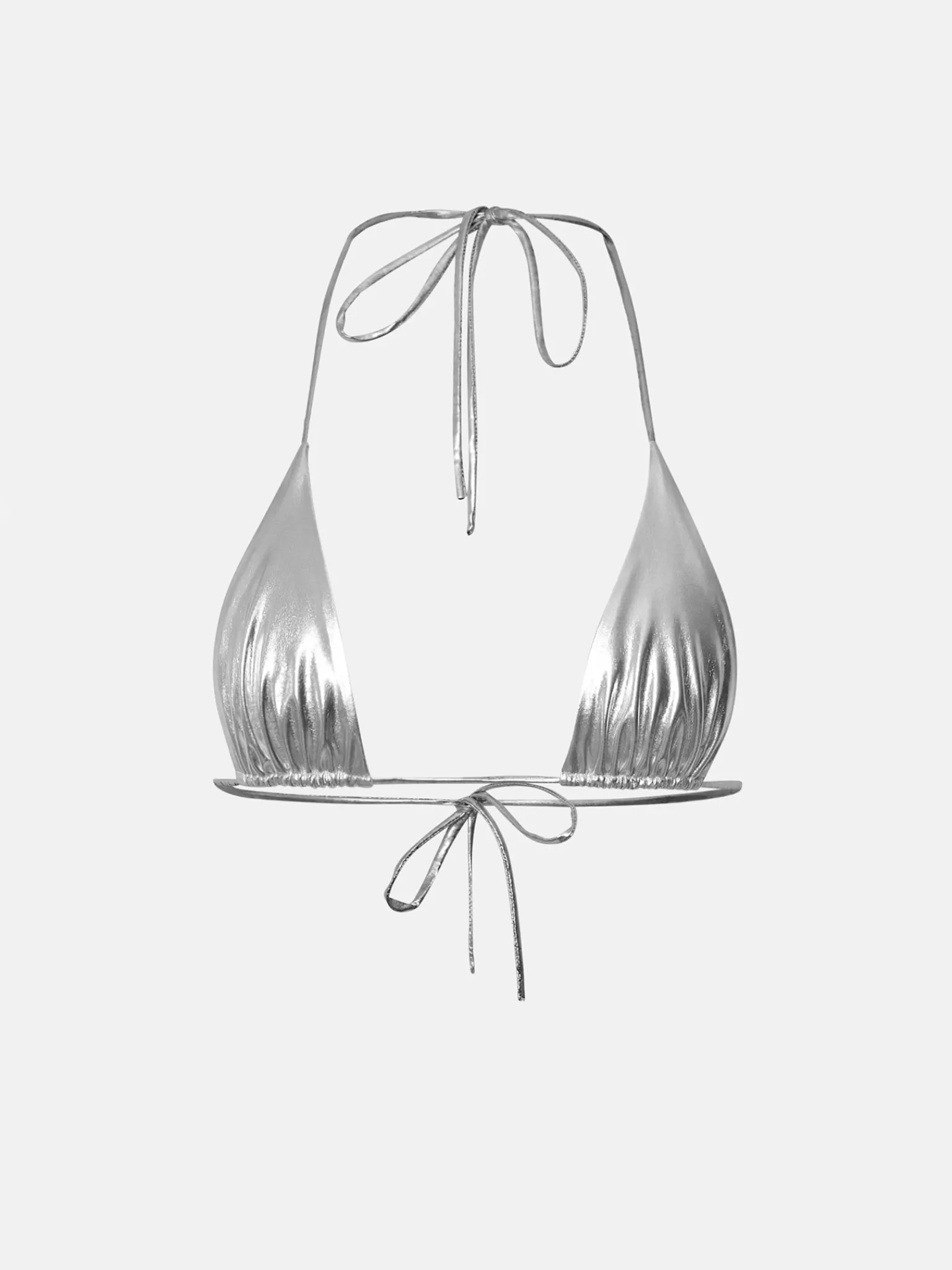 Team Bikini Top Silver<Poster Girl Hot