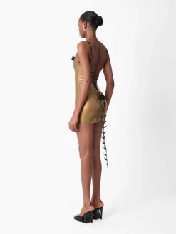 Thorn Latex Dress Gold<Poster Girl Online