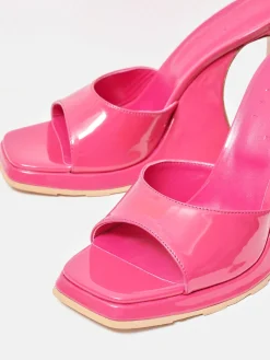Ursula Mules Patent Leather Harlot Pink<Poster Girl Clearance