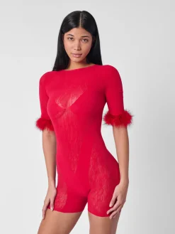 Vanderbilt Playsuit Red<Poster Girl Outlet