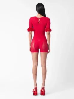 Vanderbilt Playsuit Red<Poster Girl Outlet