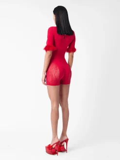 Vanderbilt Playsuit Red<Poster Girl Outlet