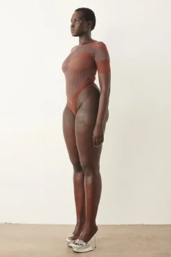 Vivian Bodysuit Old Money Brown<Poster Girl Discount