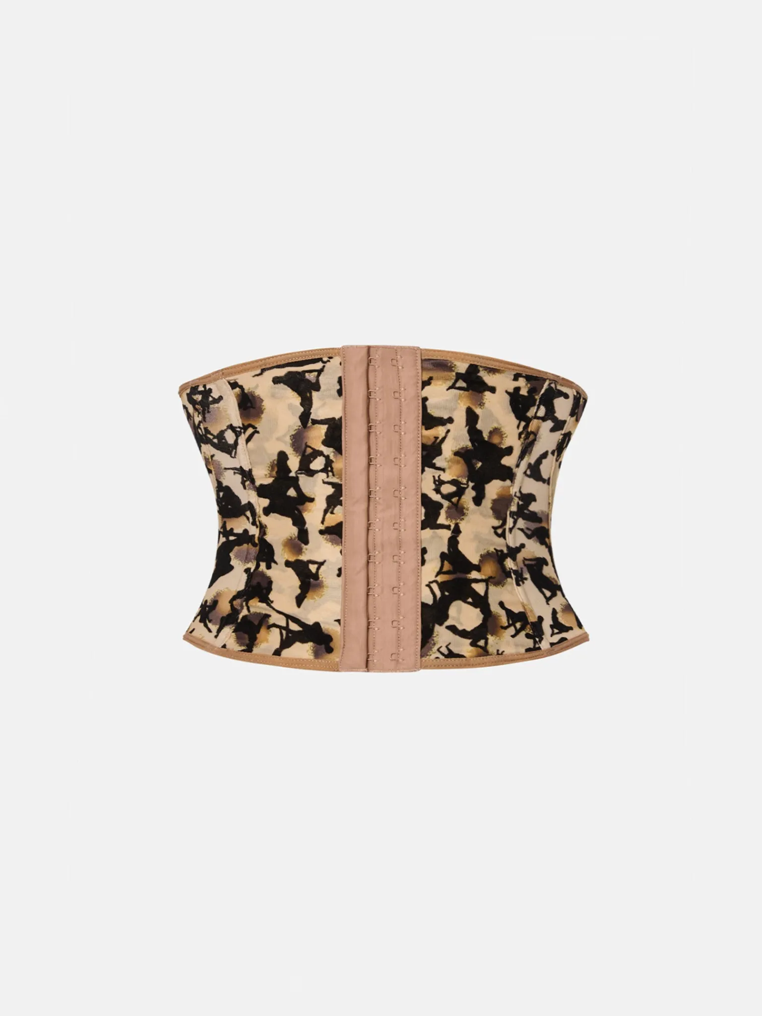 Waist Trainer Beige Leopard Print<Poster Girl Clearance