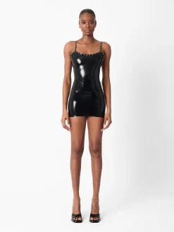 Whistle Latex Mini Dress<Poster Girl Outlet