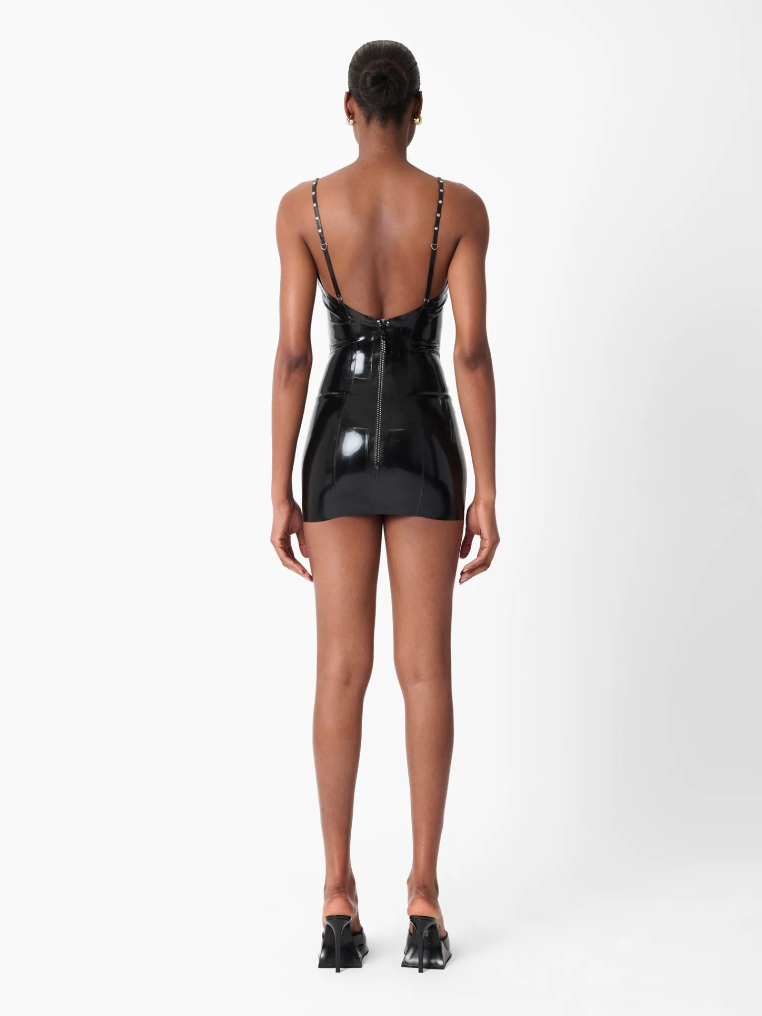 Whistle Latex Mini Dress<Poster Girl Outlet