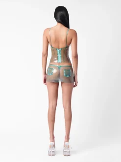 Whistle Latex Top Blue<Poster Girl Best
