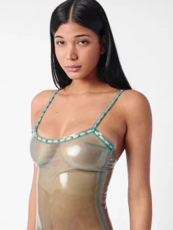 Whistle Latex Top Blue<Poster Girl Best