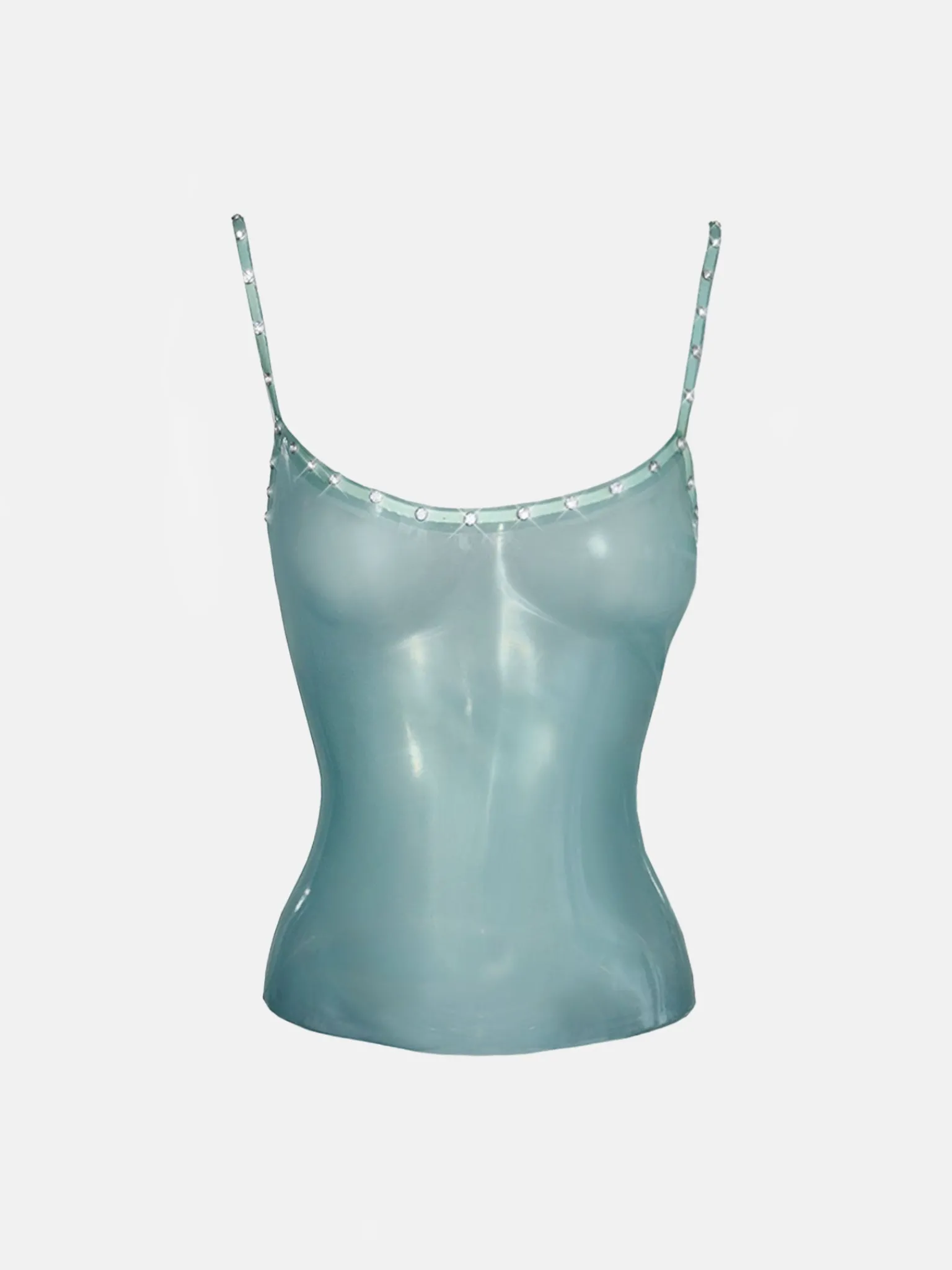 Whistle Latex Top Blue<Poster Girl Best