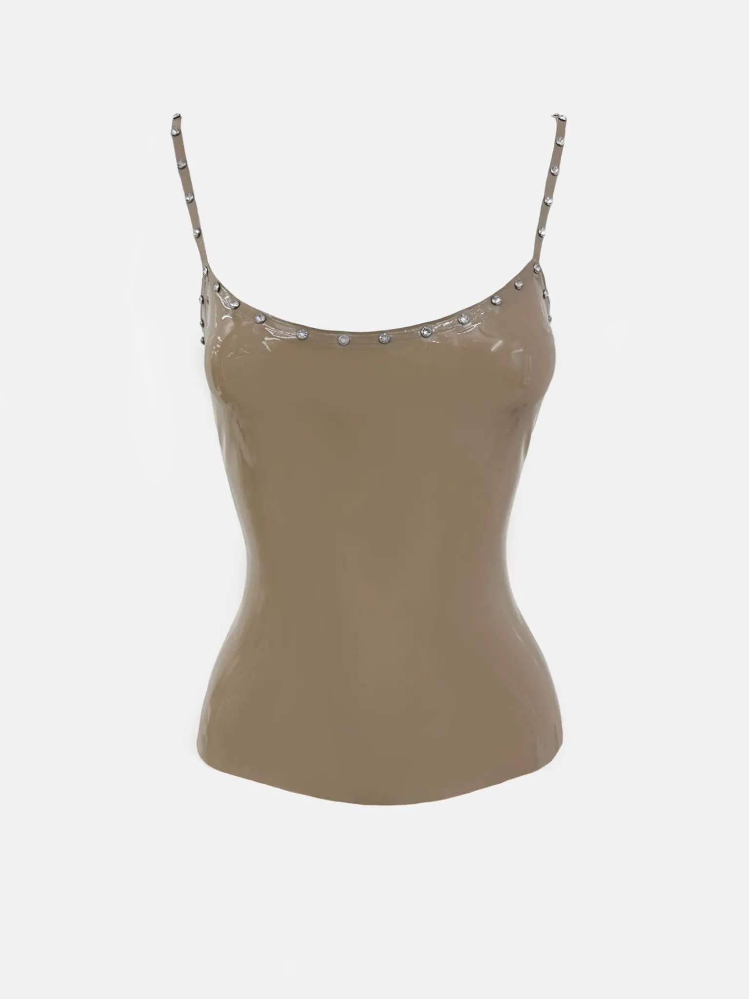 Whistle Latex Top Taupe<Poster Girl Best