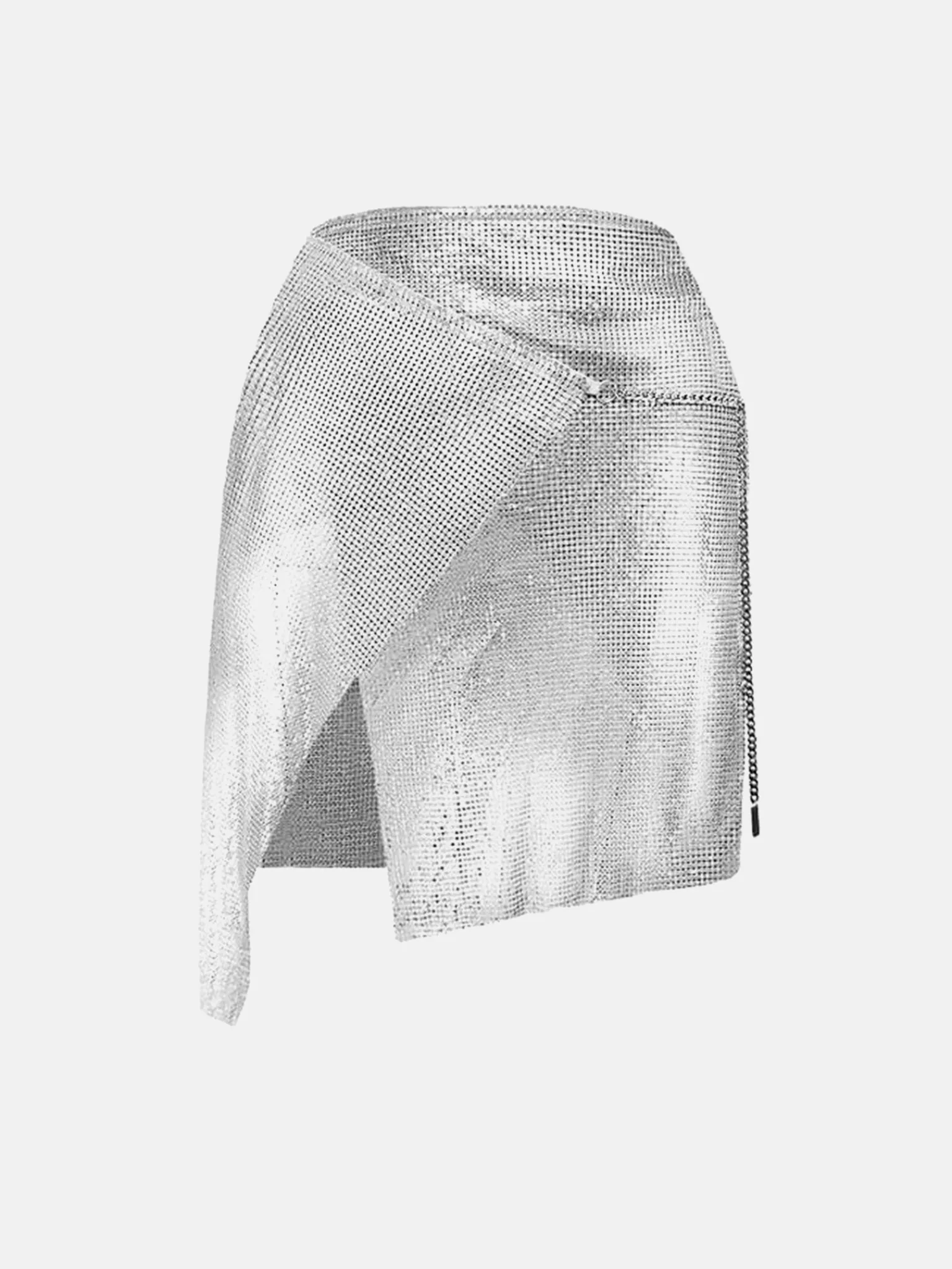 Winona Wrap Skirt Chrome Silver<Poster Girl Sale