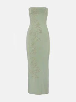 Zahara Dress Adventurine<Poster Girl New