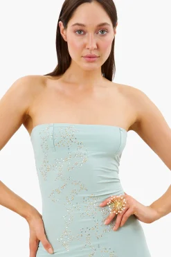 Zahara Dress Adventurine<Poster Girl New
